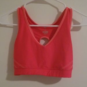 Coral sports bra